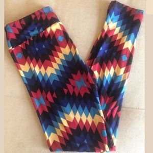 LuLaRoe OS Leggings Tribal Boho Western Soft
